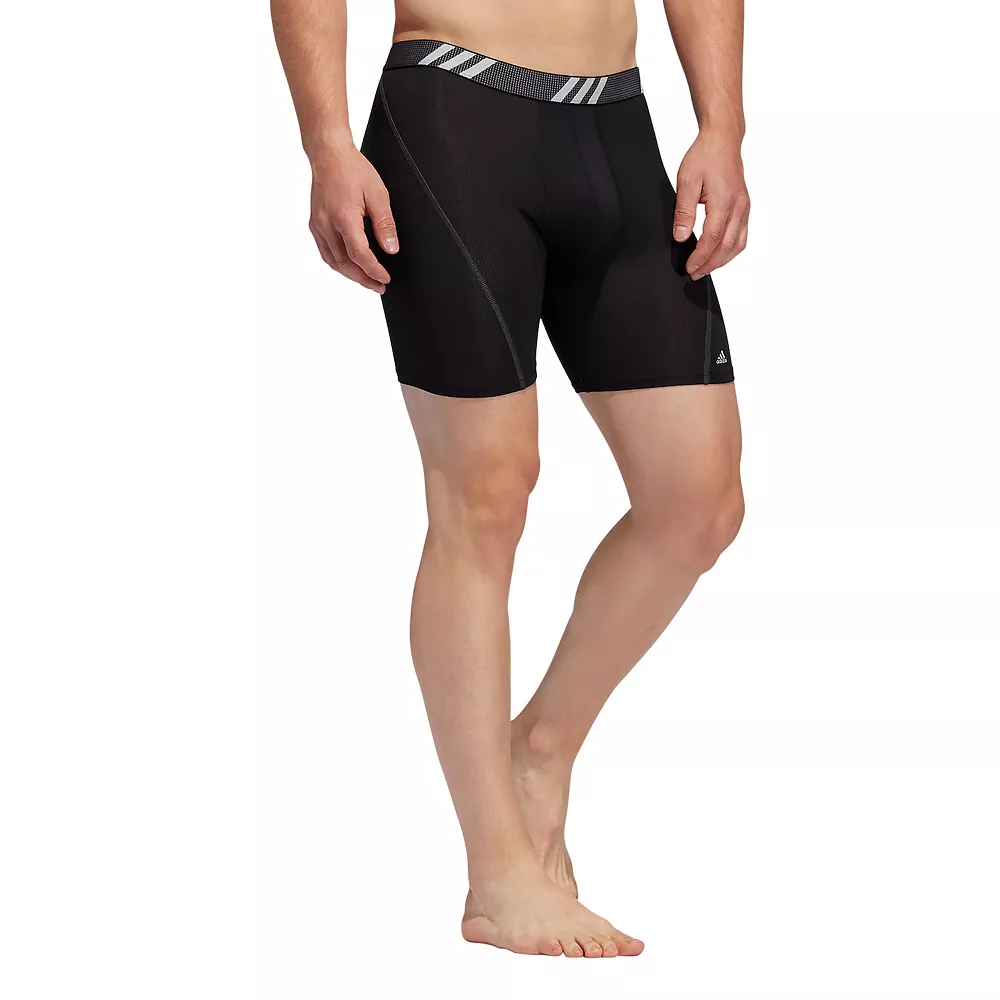 Big & Tall adidas 3-pack Sport Performance Mesh Boxer Briefs 4 Big & Tall adidas 3-pack Sport Performance Mesh Boxer Briefs - Image 2