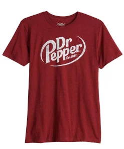 Men's Dr. Pepper Logo Tee -Casual Outfits For Men Elegant store 5505023 ALT