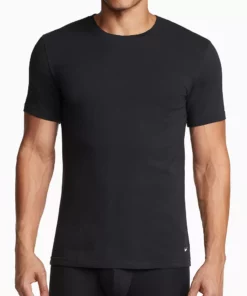 Men's Nike Dri-FIT Essential Cotton Stretch 2-Pack Crewneck Undershirt