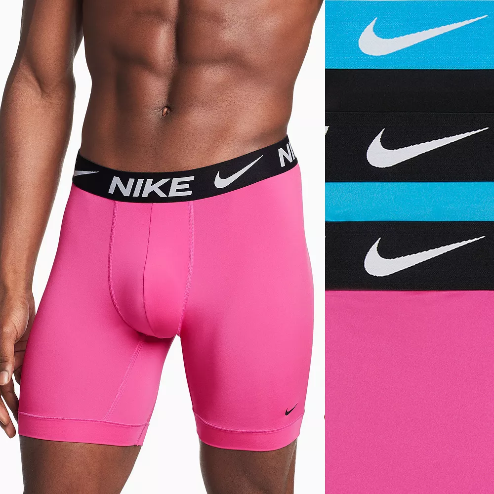 Men's Nike Dri-FIT Essential 3-pack Microfiber Long-Leg Boxer Briefs 5 Men's Nike Dri-FIT Essential 3-pack Microfiber Long-Leg Boxer Briefs - Image 3