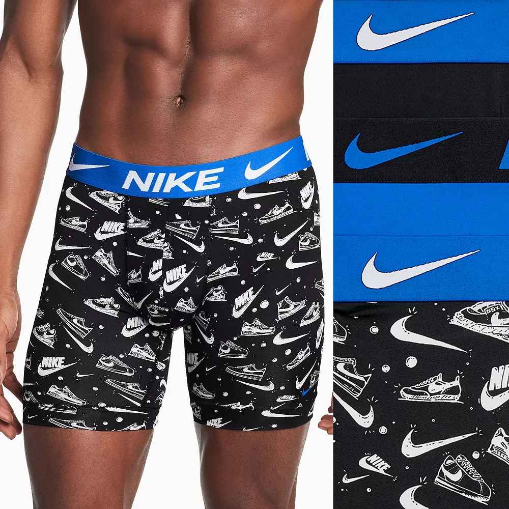 Men's Nike Dri-FIT Essential 3-pack Microfiber Long-Leg Boxer Briefs 7 Men's Nike Dri-FIT Essential 3-pack Microfiber Long-Leg Boxer Briefs - Image 5