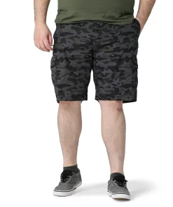 Big & Tall Lee Extreme Motion Crossroad Relaxed-Fit Cargo Shorts