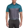 Men's Grand Slam Airflow Colorblock Golf Polo 1 Men's Grand Slam Airflow Colorblock Golf Polo -Casual Outfits For Men Elegant store 5549154 Green Heron
