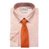 Men's Nick Graham Modern-Fit Circle Diamond Dress Shirt & Tie Set -Casual Outfits For Men Elegant store 5557840 Coral Circle