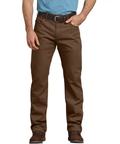 Men's Dickies FLEX Regular-Fit Straight Leg Tough Max™ Duck 5-Pocket Pants