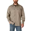 Men's Dickies FLEX Relaxed-Fit Ripstop Flannel Button-Down Shirt -Casual Outfits For Men Elegant store 5580390 Rinsed Desert Sand
