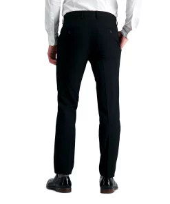 Men's J.M Haggar® 4-Way Stretch Ultra-Slim Flat-Front Dress Pants -Casual Outfits For Men Elegant store 5587562 ALT