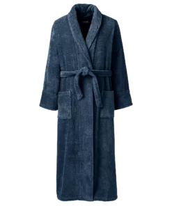 Men's Lands' End Full-Length Turkish Terry Robe