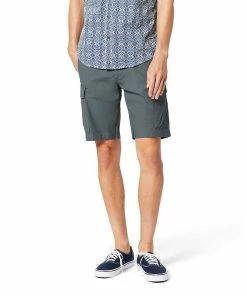 Big & Tall Dockers® Straight-Fit Tech Cargo Shorts 11 Big & Tall Dockers® Straight-Fit Tech Cargo Shorts -Casual Outfits For Men Elegant store 5634375 Cool Slate