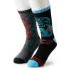Men's Characters 2-Pack Crew Socks 2 Men's Characters 2-Pack Crew Socks -Casual Outfits For Men Elegant store 5644351 Cobra Kai