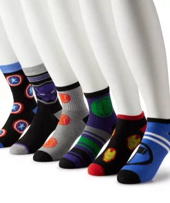 Men's The Simpsons 6-Pack Variety Socks 19 Men's The Simpsons 6-Pack Variety Socks -Casual Outfits For Men Elegant store 5644352 Avengers