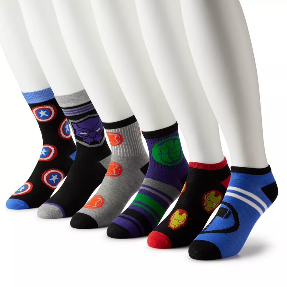 Men's The Simpsons 6-Pack Variety Socks 9 Men's The Simpsons 6-Pack Variety Socks - Image 7