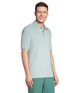 Men's Lands' End CoolMax Mesh Polo 15 Men's Lands' End CoolMax Mesh Polo -Casual Outfits For Men Elegant store 5673019 ALT2