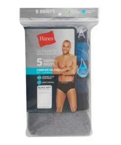 Men's Hanes® 5-pack ComfortBlend Fresh IQ Briefs -Casual Outfits For Men Elegant store 5699337 ALT4
