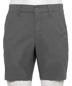 Men's Sonoma Goods For Life® 8" Everyday Flat-Front Shorts -Casual Outfits For Men Elegant store 5703002 Gray
