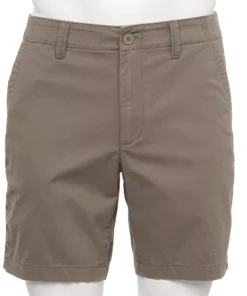 Men's Sonoma Goods For Life® 8" Everyday Flat-Front Shorts -Casual Outfits For Men Elegant store 5703002 Kagan Khaki