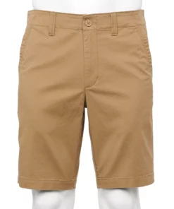 Sonoma Goods For Life® 10" Everyday Flat-Front Shorts -Casual Outfits For Men Elegant store 5703008 Dark Khaki