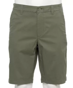 Men's Sonoma Goods For Life® 11.5" Everyday Flat-Front Shorts 18 Men's Sonoma Goods For Life® 11.5" Everyday Flat-Front Shorts -Casual Outfits For Men Elegant store 5703013 Olive