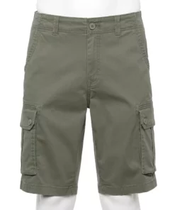 Men's Sonoma Goods For Life® 12" Everyday Cargo Shorts 18 Men's Sonoma Goods For Life® 12" Everyday Cargo Shorts -Casual Outfits For Men Elegant store 5703122 Dusty Olive