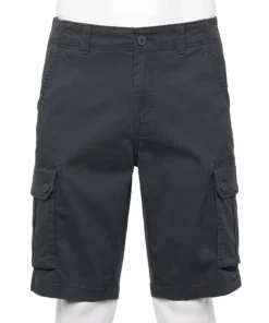 Men's Sonoma Goods For Life® 12" Everyday Cargo Shorts 22 Men's Sonoma Goods For Life® 12" Everyday Cargo Shorts -Casual Outfits For Men Elegant store 5703122 Midnight Black