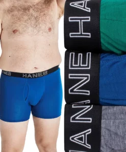 Big & Tall Hanes Ultimate® Comfort Flex Fit® Total Support Pouch® 3-Pack Boxer Brief