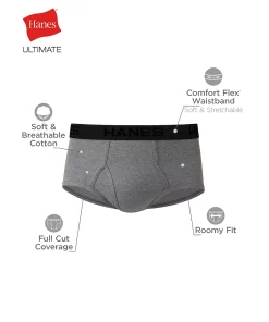 Big & Tall Hanes Ultimate® Cool Comfort® Brief 6-Pack 9 Big & Tall Hanes Ultimate® Cool Comfort® Brief 6-Pack -Casual Outfits For Men Elegant store 5703926 ALT5