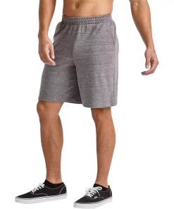 Men's Hanes Tri-Blend French Terry  Sweat Shorts -Casual Outfits For Men Elegant store 5737308 ALT2