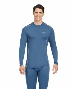 Men's Eddie Bauer Lightweight Baselayer Top 9 Men's Eddie Bauer Lightweight Baselayer Top -Casual Outfits For Men Elegant store 5744155 Dusty Indigo