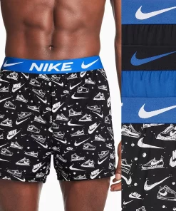 Men's Nike Dri-FIT Essential 3-Pack Boxers 18 Men's Nike Dri-FIT Essential 3-Pack Boxers -Casual Outfits For Men Elegant store 5760602 Sneaker Sketch Print