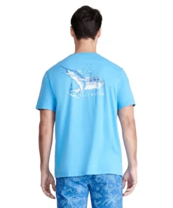 Men's IZOD Saltwater Graphic Tee -Casual Outfits For Men Elegant store 5782631 Saltwater