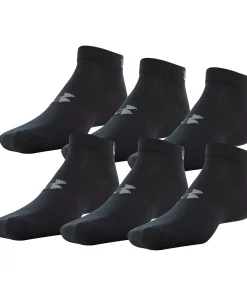 Men's Under Armour Essential 6-pack Lite Low-Cut Socks 13 Men's Under Armour Essential 6-pack Lite Low-Cut Socks -Casual Outfits For Men Elegant store 5859186 Black