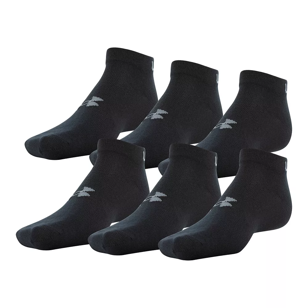 Men's Under Armour Essential 6-pack Lite Low-Cut Socks 6 Men's Under Armour Essential 6-pack Lite Low-Cut Socks - Image 4