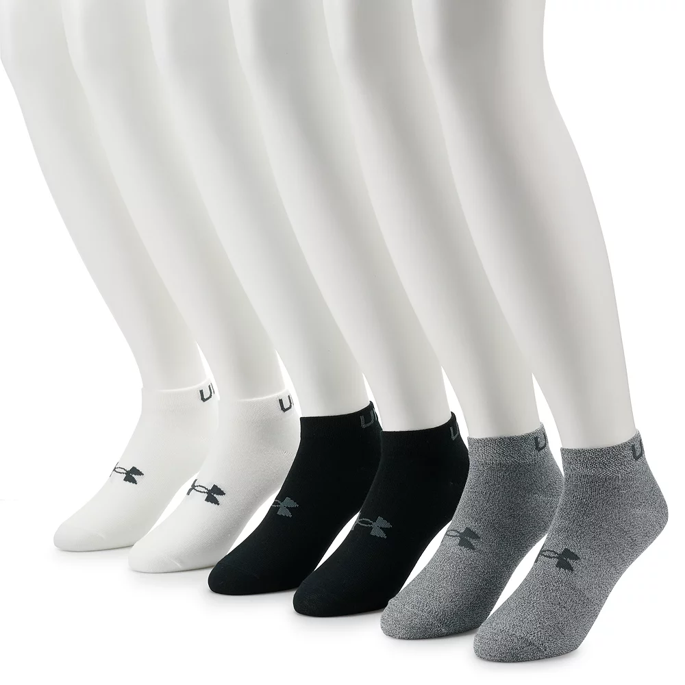 Men's Under Armour Essential 6-pack Lite Low-Cut Socks 4 Men's Under Armour Essential 6-pack Lite Low-Cut Socks - Image 2