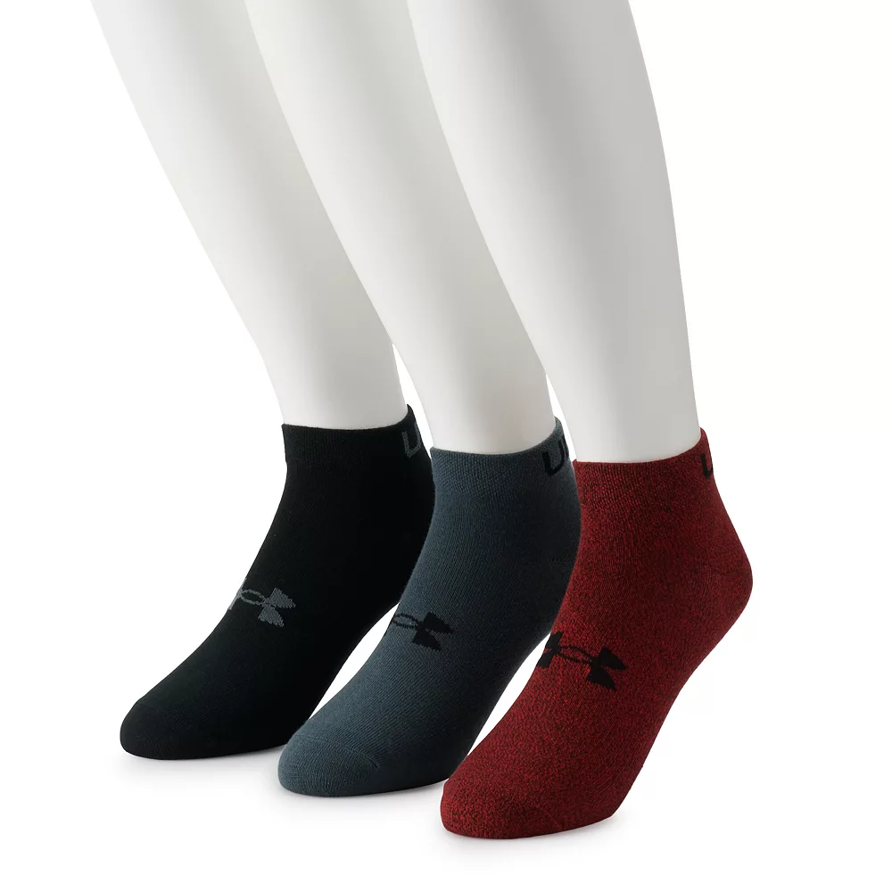 Men's Under Armour Essential 6-pack Lite Low-Cut Socks 3 Men's Under Armour Essential 6-pack Lite Low-Cut Socks