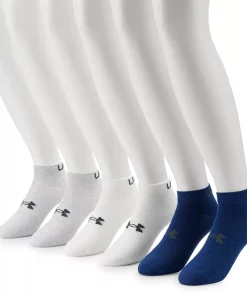 Men's Under Armour Essential 6-pack Lite Low-Cut Socks 12 Men's Under Armour Essential 6-pack Lite Low-Cut Socks -Casual Outfits For Men Elegant store 5859186 Royal