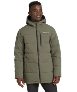 Big & Tall Eddie Bauer Essential Down Parka -Casual Outfits For Men Elegant store 5882744 Green