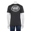 Men's Vans Logo Tee 1 Men's Vans Logo Tee -Casual Outfits For Men Elegant store 5905031 Heather Graphite