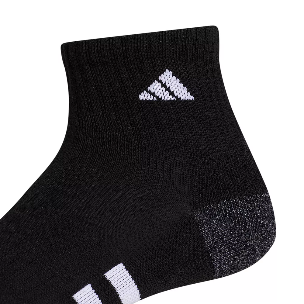 Men's adidas Cushioned 3.0 3-Pack Quarter Socks 5 Men's adidas Cushioned 3.0 3-Pack Quarter Socks - Image 3