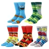 Men's Sesame Street 5-Pack Crew Socks