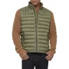 Men's Dockers® Quilted Puffer Vest -Casual Outfits For Men Elegant store 5926048 Olive