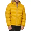 Men's Dockers Hooded Puffer Jacket 1 Men's Dockers Hooded Puffer Jacket -Casual Outfits For Men Elegant store 5926050 Gold