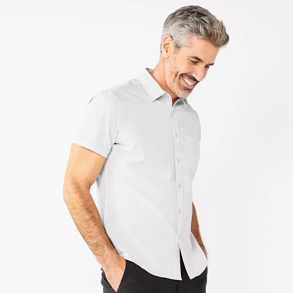 Men's Apt. 9® Untucked-Fit Stretch Button-Down Shirt 13 Men's Apt. 9® Untucked-Fit Stretch Button-Down Shirt - Image 11