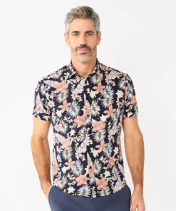 Men's Apt. 9® Untucked-Fit Stretch Button-Down Shirt 17 Men's Apt. 9® Untucked-Fit Stretch Button-Down Shirt -Casual Outfits For Men Elegant store 5947844 Poisonous Plum