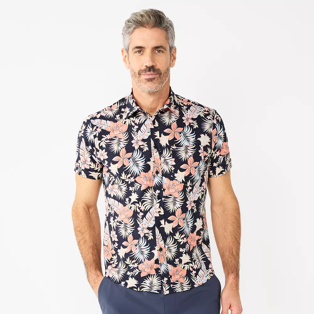 Men's Apt. 9® Untucked-Fit Stretch Button-Down Shirt 7 Men's Apt. 9® Untucked-Fit Stretch Button-Down Shirt - Image 5