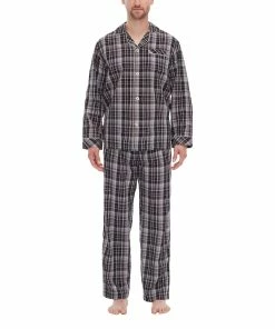 Men's Residence Cotton 2-piece Pajama Set