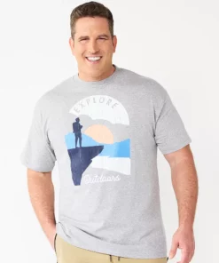 Men's Big & Tall Sonoma Goods For Life® Graphic Tee -Casual Outfits For Men Elegant store 6196613 Good Times
